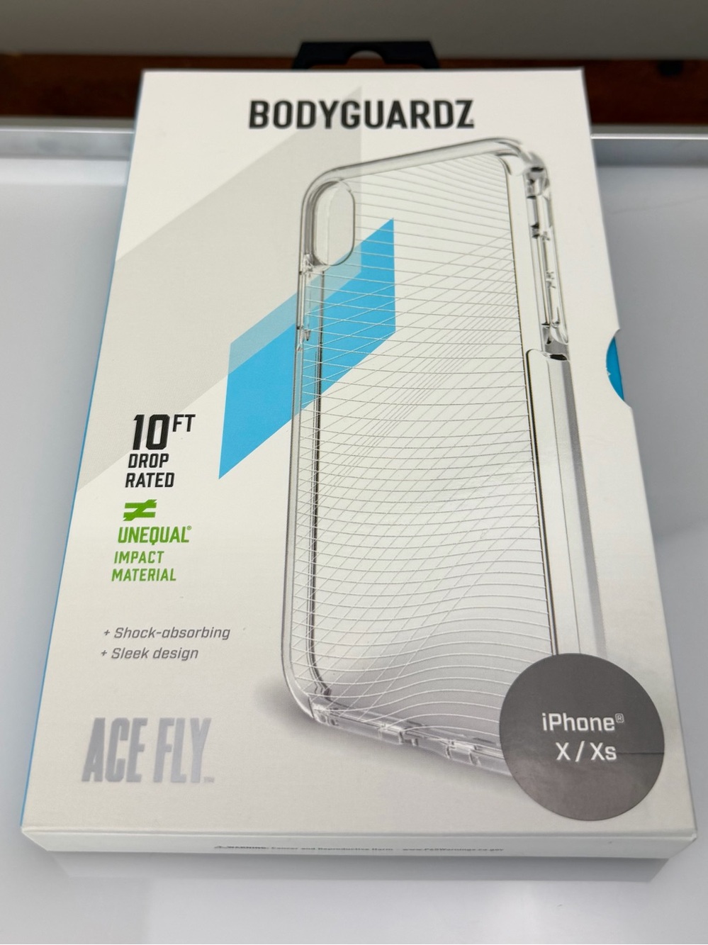 BodyGuardz Ace Fly Case – iPhone X/Xs (Clear)